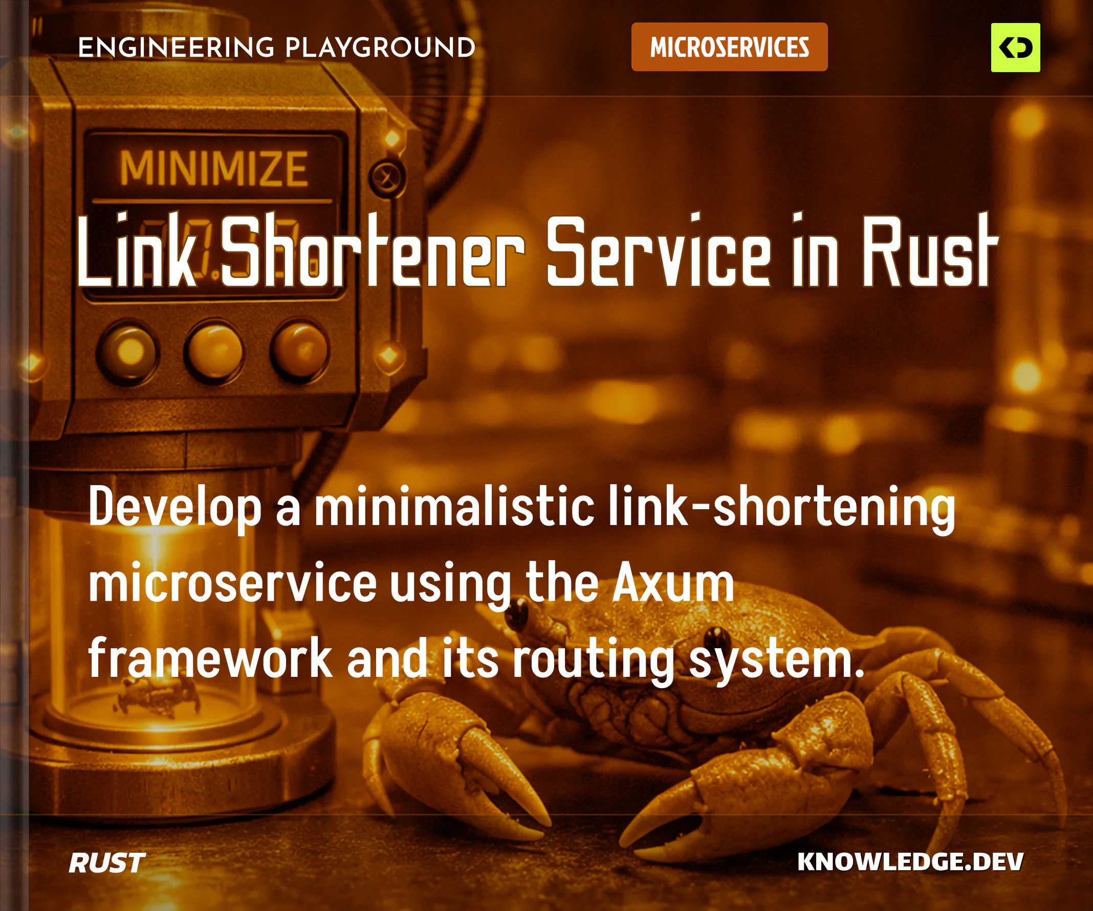 Link Shortener Service in Rust cover